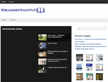 Tablet Screenshot of kirjainstituutti.fi